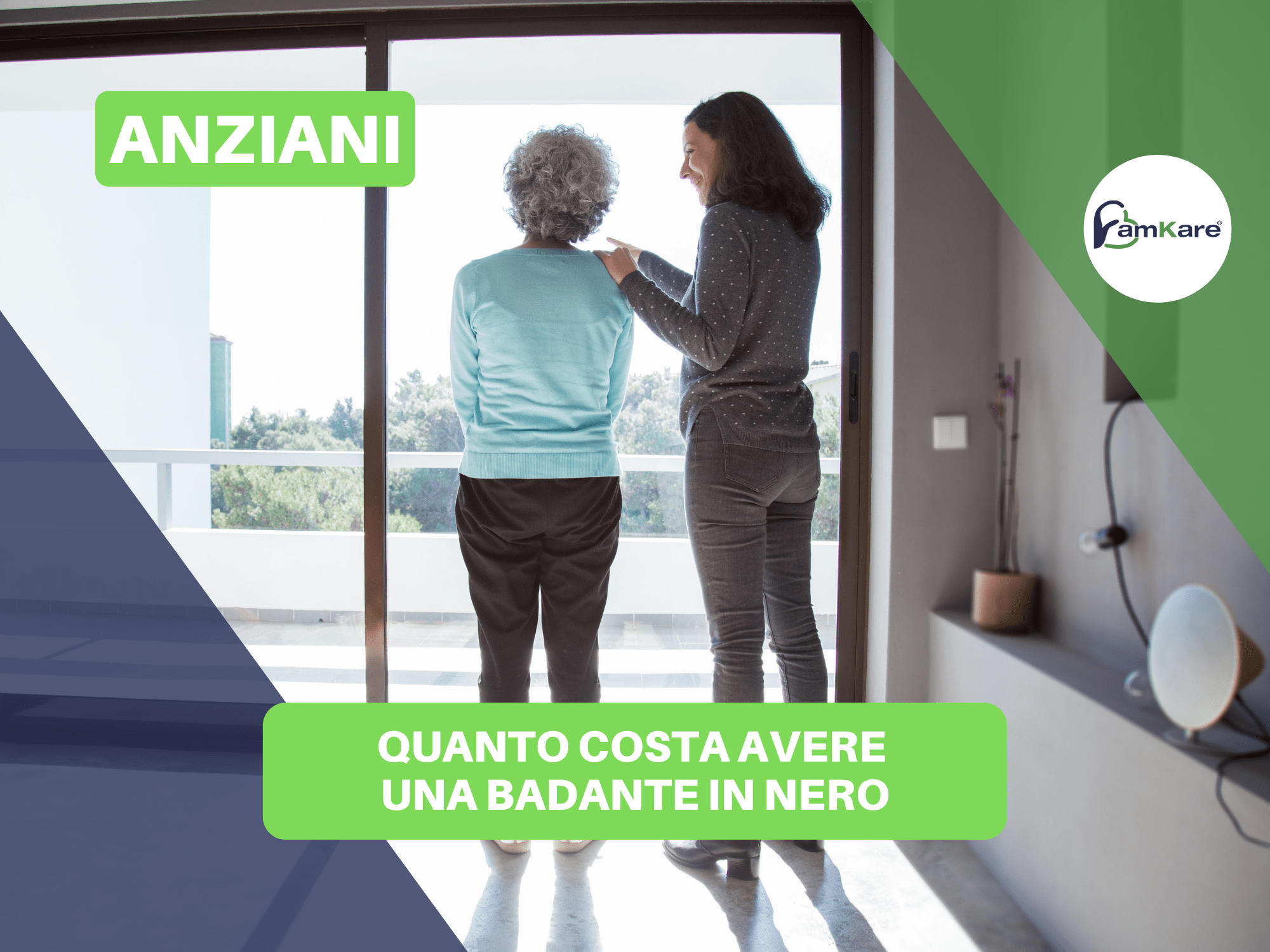 quanto costa avere una badante in nero