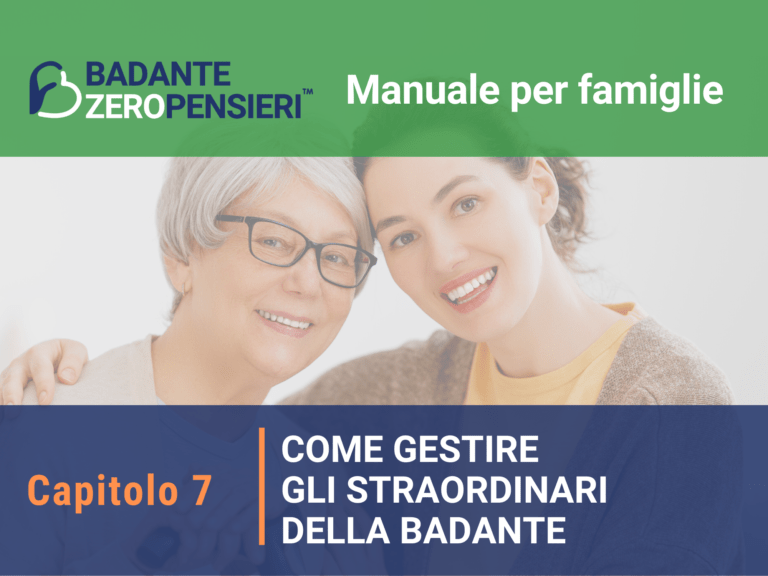 Come gestire gli straordinari della badante