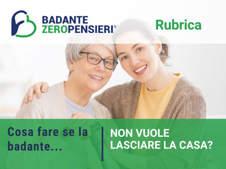 Cosa fare se la badante non vuole lasciare la casa