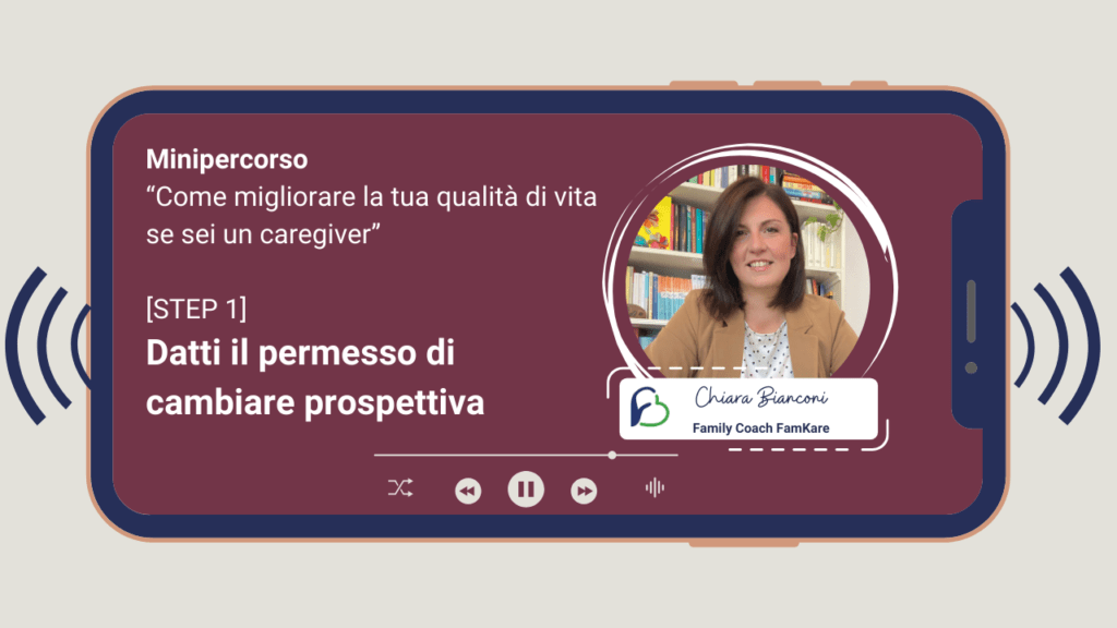 Migliorare la qualità di vita come caregiver - Minipercorso audio