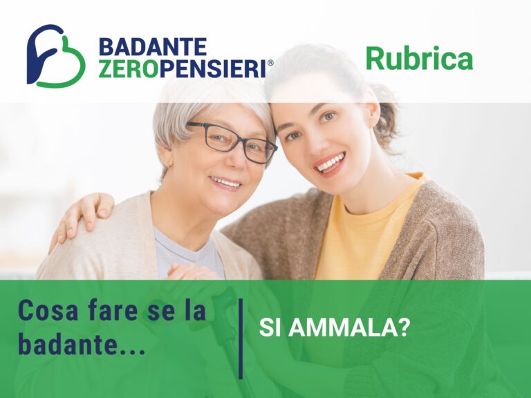 Cosa fare se la badante si ammala