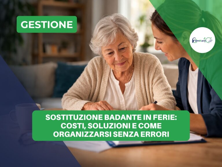 sostituzione badante in ferie
