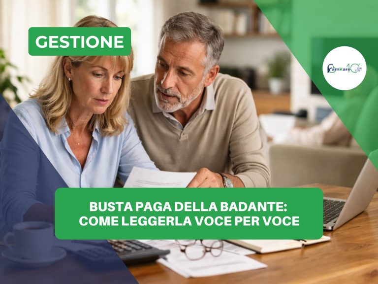 busta paga badante