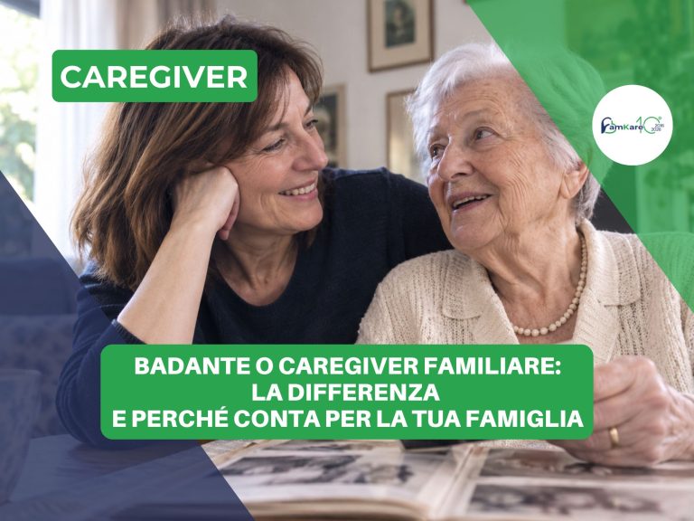 differenza tra badante e caregiver