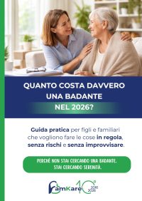Quanto costa la badante nel 2026
